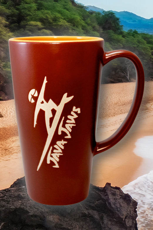 Brown Java Jaws Maui Charger Coffee Cup
