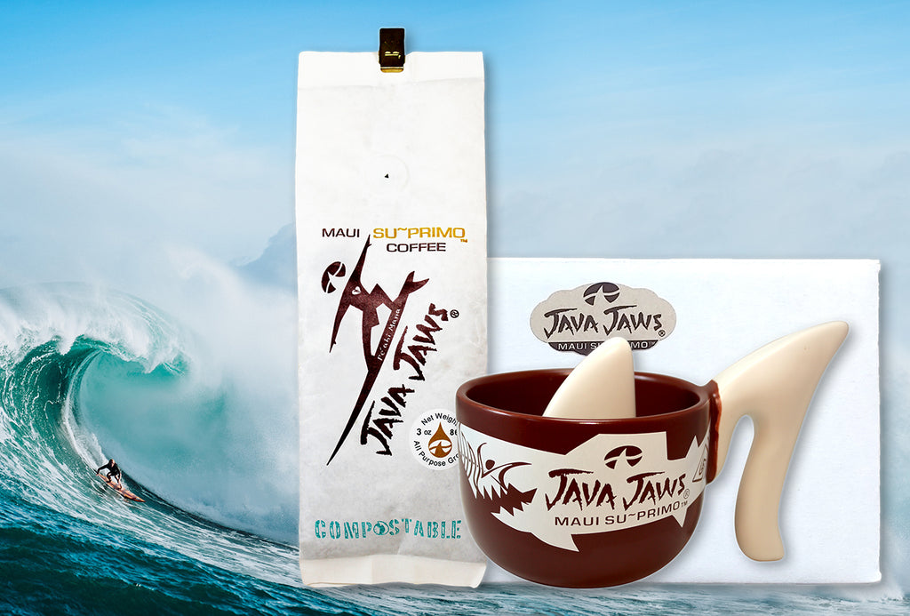 Java Jaws Maui SuPrimo Coffee Shark Cup
